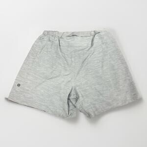Lululemon Surge Shorts Mens Medium Heather Gray Performance Running Gym Uline